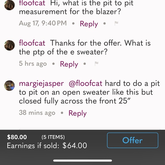 Beautiful sweater/coat!  Warm and cozy! Great fall colors! - Picture 8 of 8